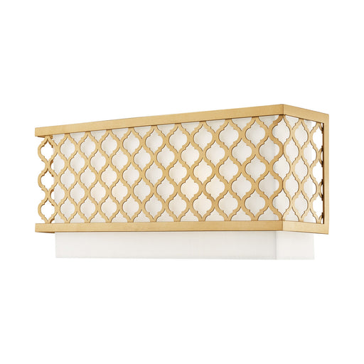 Arabesque 2-Light 16" ADA Wall Sconce in Soft Gold
