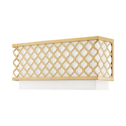 Arabesque 2-Light 16" ADA Wall Sconce in Soft Gold