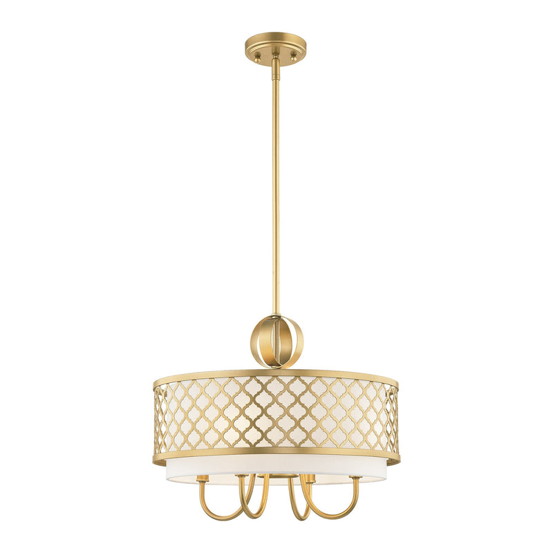 Arabesque 18" Chandelier in Soft Gold