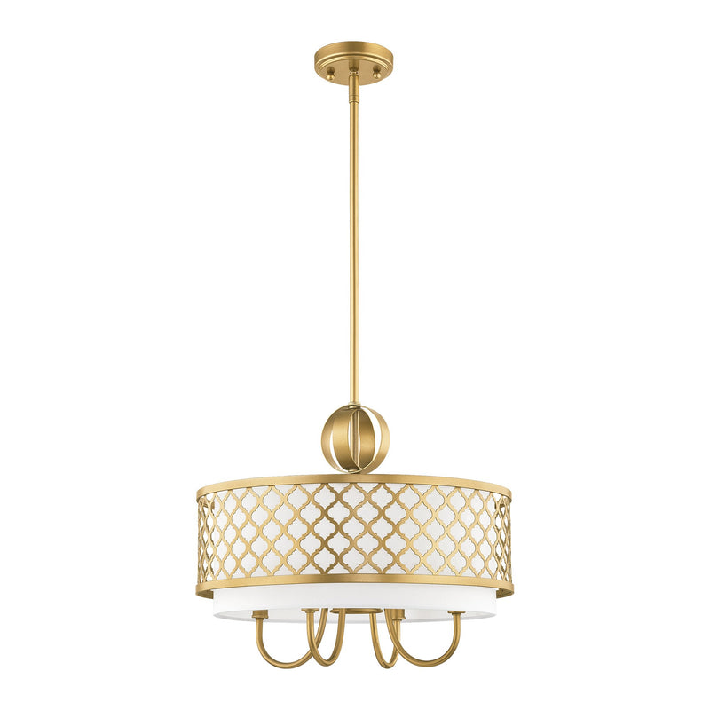 Arabesque 18" Chandelier in Soft Gold