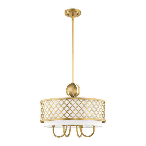 Arabesque 18" Chandelier in Soft Gold