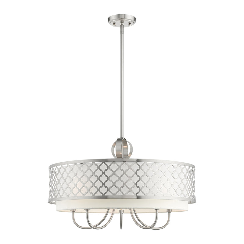 Arabesque 24" Chandelier in Brushed Nickel