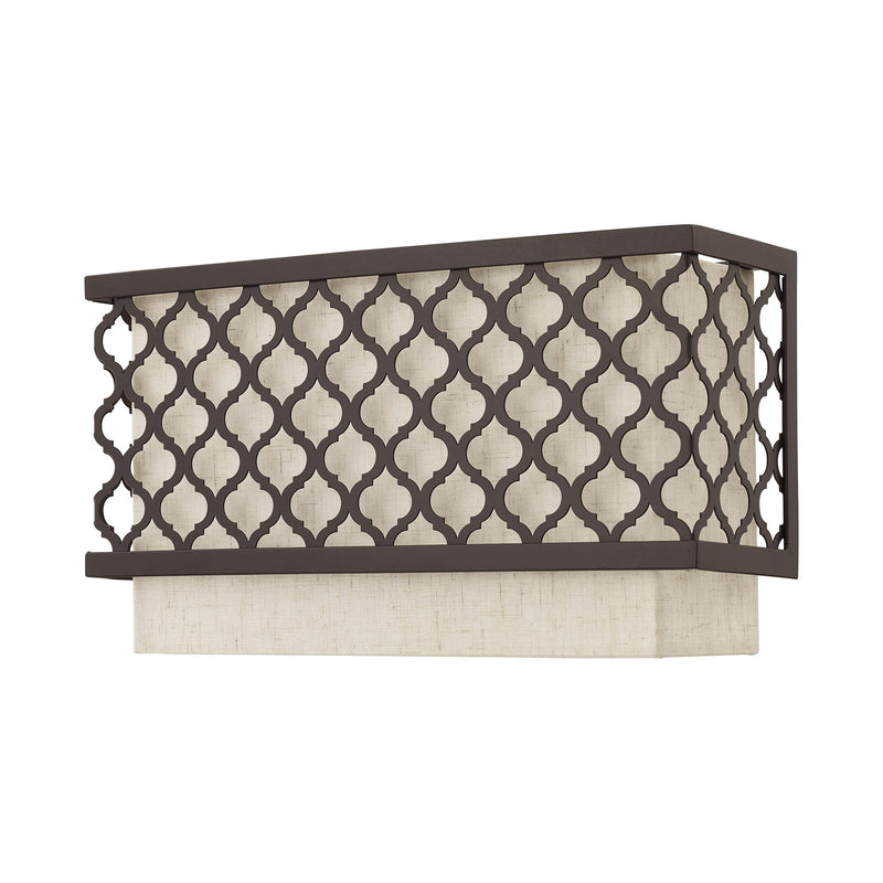 Arabesque 2-Light 13" ADA Wall Sconce in English Bronze