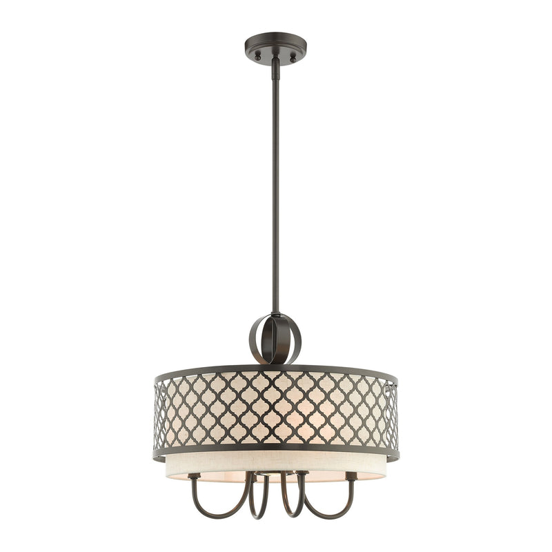 Arabesque 18" Chandelier in English Bronze