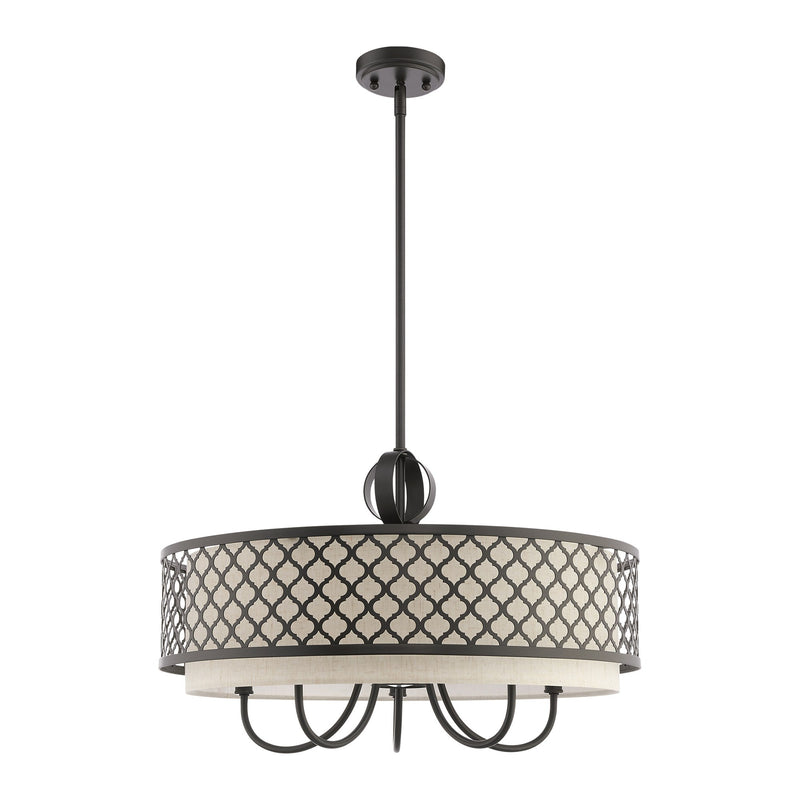Arabesque 24" Chandelier in English Bronze