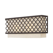 Arabesque 2-Light 16" ADA Wall Sconce in English Bronze