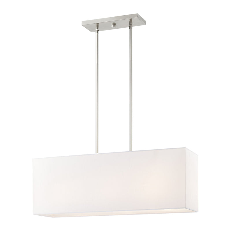 Summit 3-Light Linear Pendant in Brushed Nickel