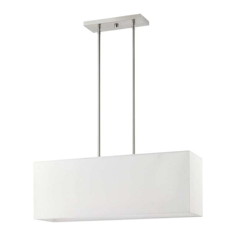Summit 3-Light Linear Pendant in Brushed Nickel
