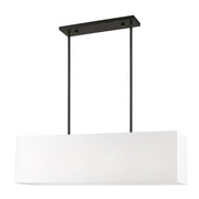 Summit 4-Light Linear Pendant in Black