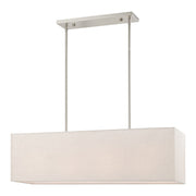 Summit 4-Light Linear Pendant in Brushed Nickel