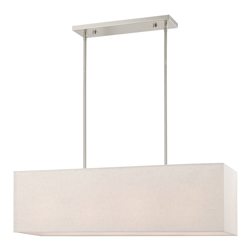 Summit 4-Light Linear Pendant in Brushed Nickel