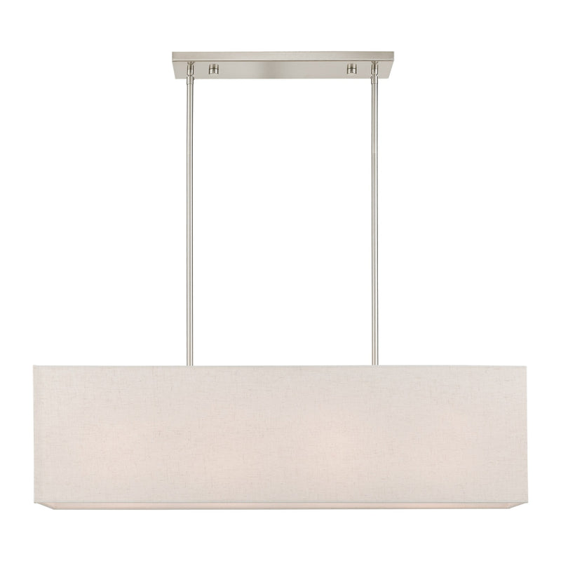 Summit 4-Light Linear Pendant in Brushed Nickel