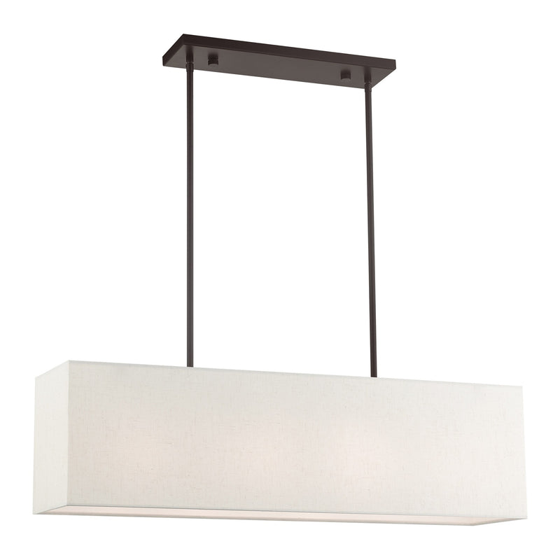 Summit 4-Light Linear Pendant in English Bronze