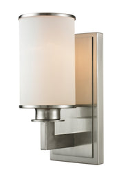 Savannah 1 Light 4.5" Wall Sconce in Brushed Nickel