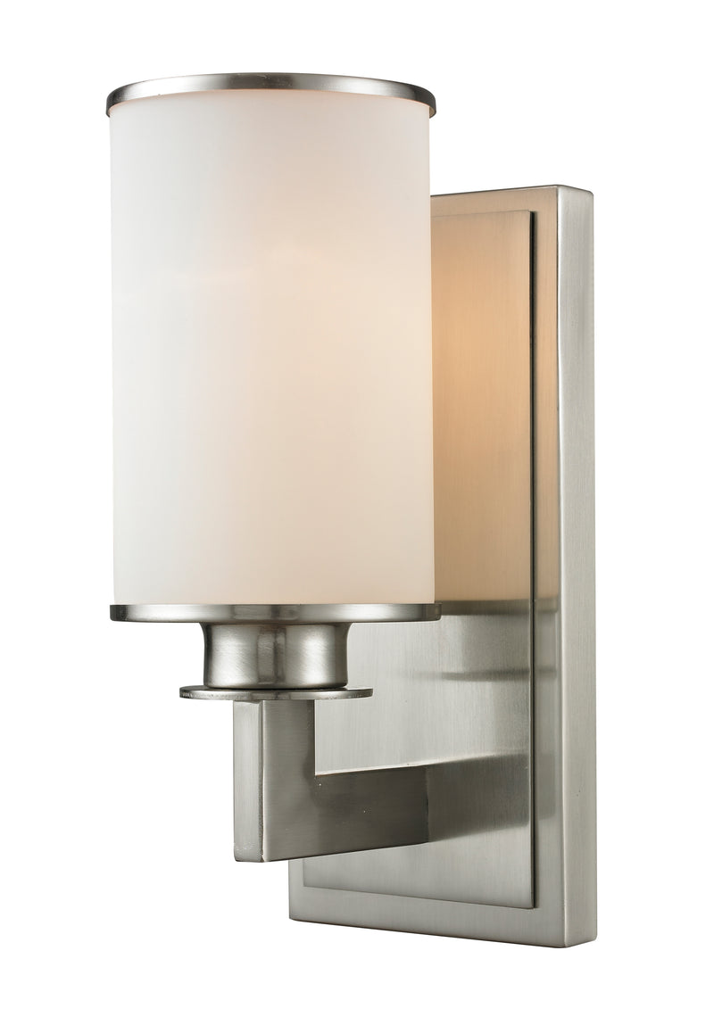Savannah 1 Light 4.5" Wall Sconce in Brushed Nickel