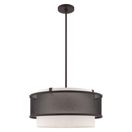 Braddock 20" Drum Pendant in Bronze