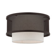 Braddock Flush Mount in Bronze