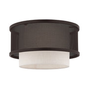 Braddock Flush Mount in Bronze