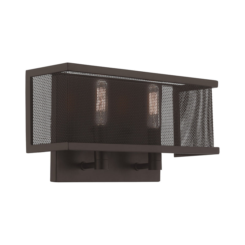 Braddock 2-Light ADA Wall Sconce in Bronze
