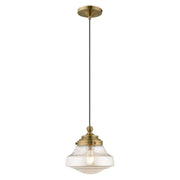 Avondale Mini Pendant in Antique Brass