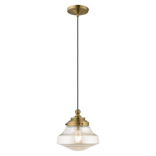 Avondale Mini Pendant in Antique Brass