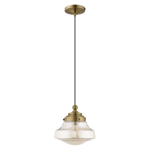 Avondale Mini Pendant in Antique Brass