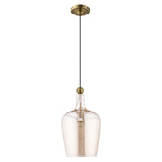 Avery Pendant in Antique Brass