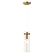 Devoe Mini Pendant in Antique Brass