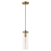 Devoe Mini Pendant in Antique Brass