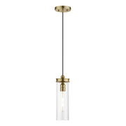 Devoe Mini Pendant in Antique Brass