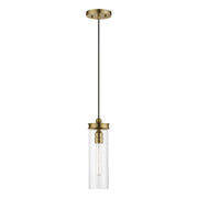 Devoe Mini Pendant in Antique Brass