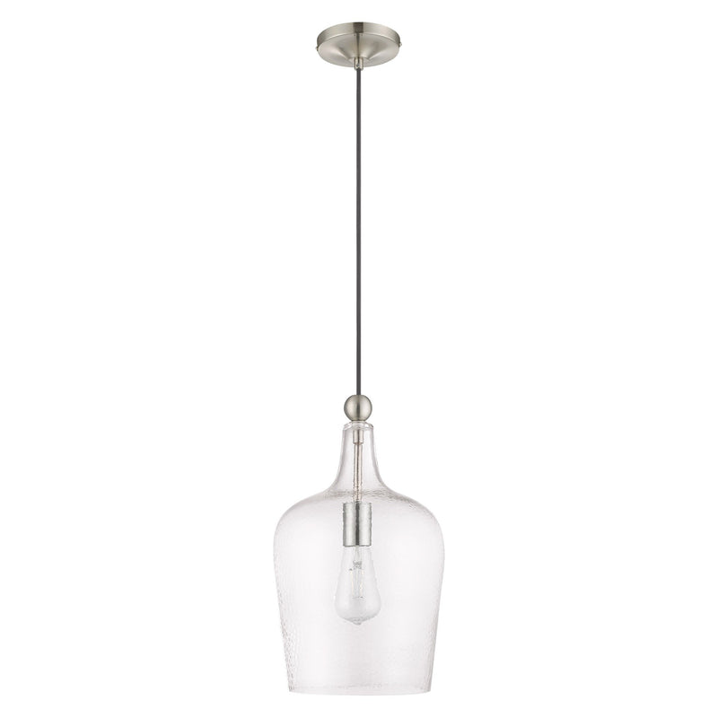 Avery Pendant in Brushed Nickel