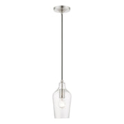 Avery Mini Pendant in Brushed Nickel