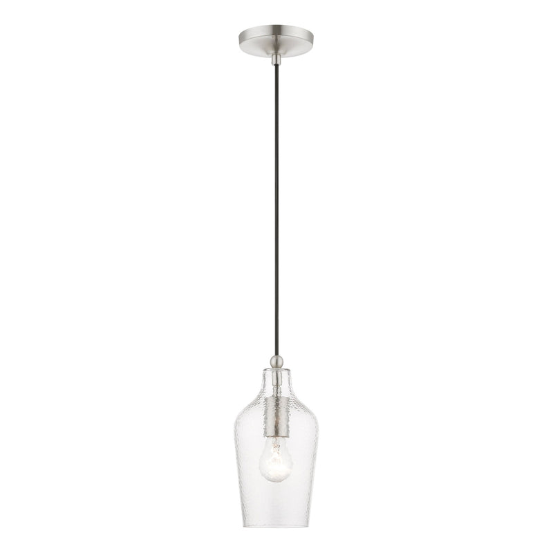Avery Mini Pendant in Brushed Nickel