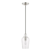 Avery Mini Pendant in Brushed Nickel