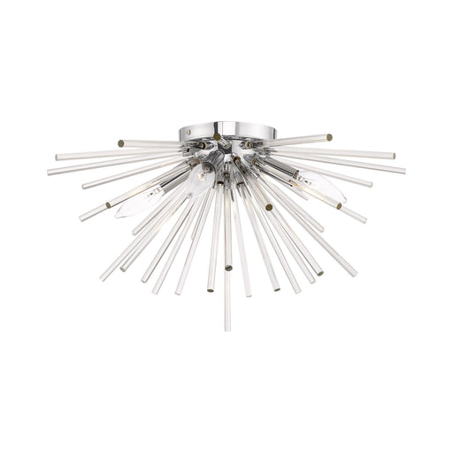 Utopia 4-Light Flush Mount in Polished Chrome