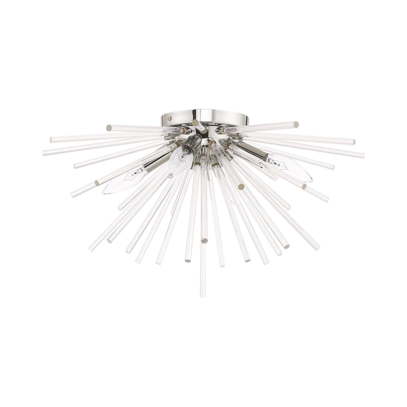 Utopia 4-Light Flush Mount in Polished Chrome