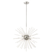 Utopia 8-Light Chandelier in Polished Chrome