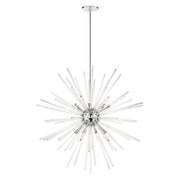 Utopia 16-Light Grande Foyer Chandelier in Polished Chrome