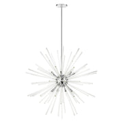 Utopia 16-Light Grande Foyer Chandelier in Polished Chrome