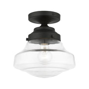 Avondale Semi-Flush Mount in Black