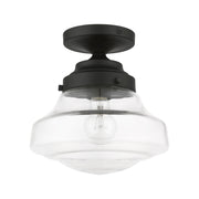 Avondale Semi-Flush Mount in Black