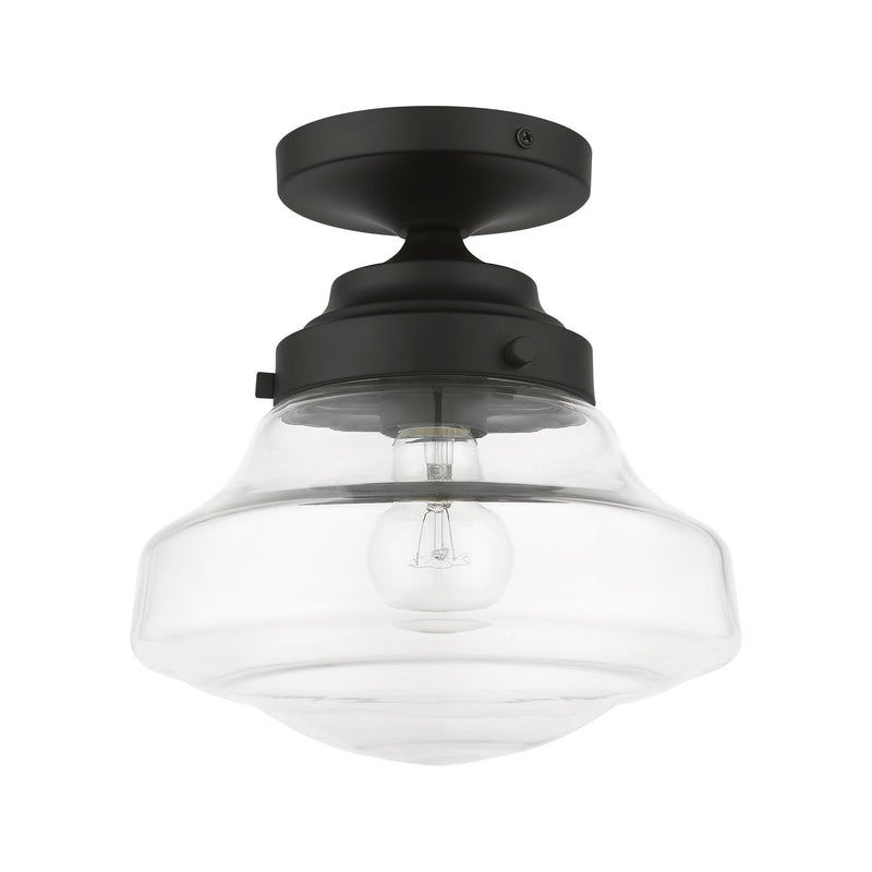 Avondale Semi-Flush Mount in Black
