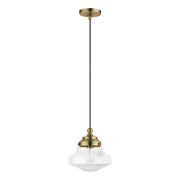 Avondale Mini Pendant in Antique Brass