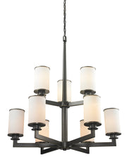 Savannah 9 Light 29" Chandelier in Olde Bronze