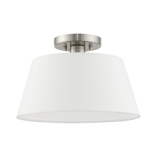 Belclaire Semi-Flush Mount in Brushed Nickel