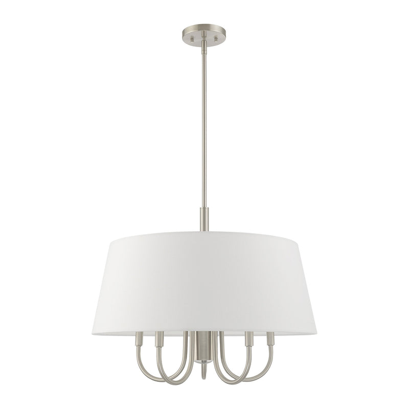 Belclaire Chandelier in Brushed Nickel