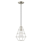 Bedford Pendant in Brushed Nickel