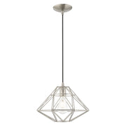 Knox 13.5" Pendant in Brushed Nickel