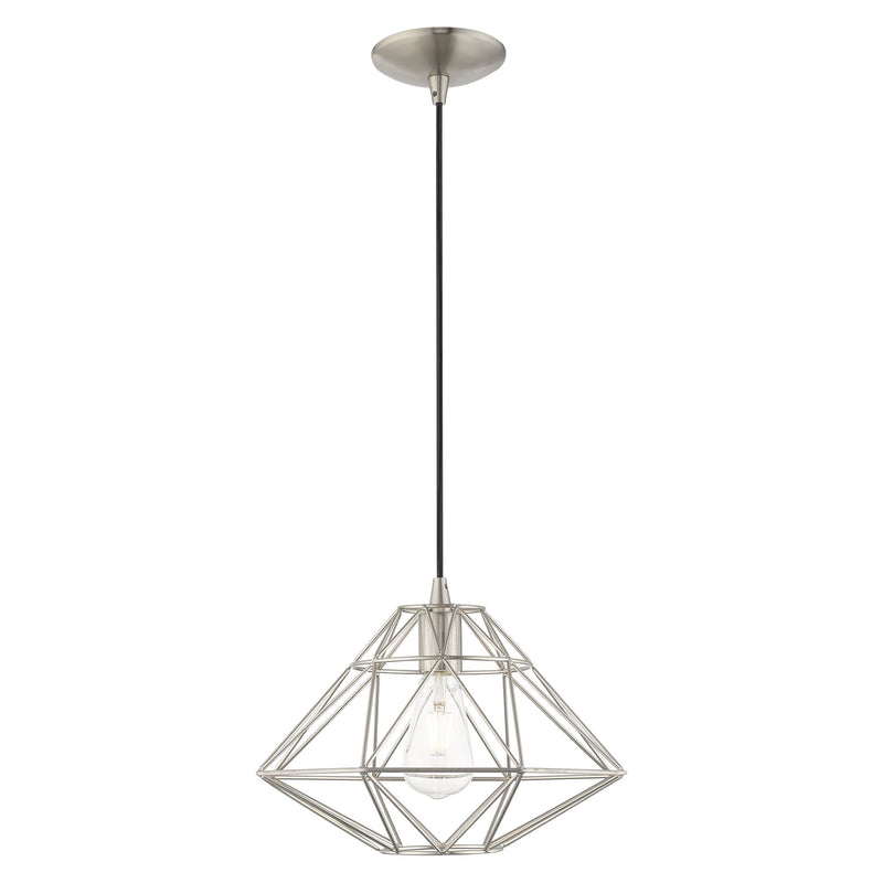 Knox 13.5" Pendant in Brushed Nickel